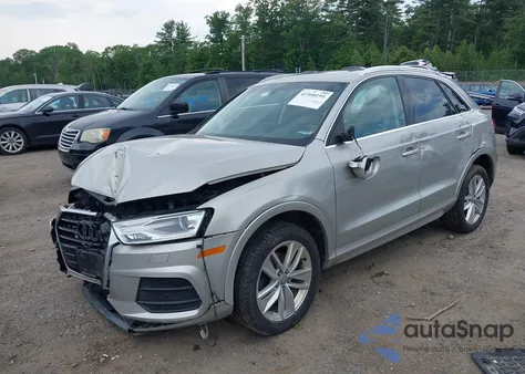 2017 Audi Q3 2.0T Premium из США, поврежденный, VIN WA1HCCFSXHR016079
